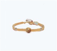 Bracciale Tamashii The Silver and Jade collection in Pietre dure Occhio di tigre BHS919M-80 - BHS919M-80